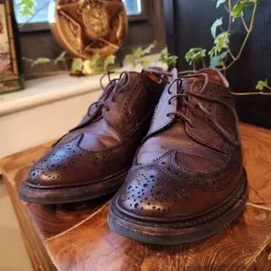 Allen Edmonds Shoes Allen Edmonds Macneil 2 Longwing Brown Scotch Grain Dainite Sole 9d Poshmark
